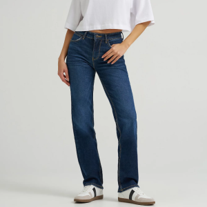 Women's Wrangler® High Rise True Straight Leg Jean - Berry Dark