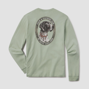 Field And Feathers Tee - Iceberg Green
