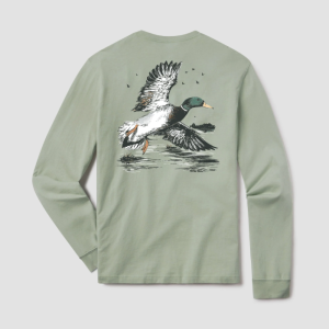 Winged Pursuit Tee - Iceberg Green