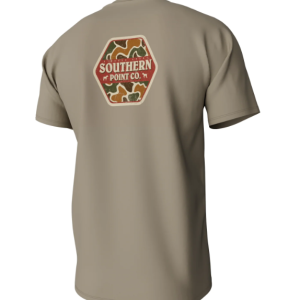 Youth Camo Logo Short Sleeve Pocket Tee - Sandstone