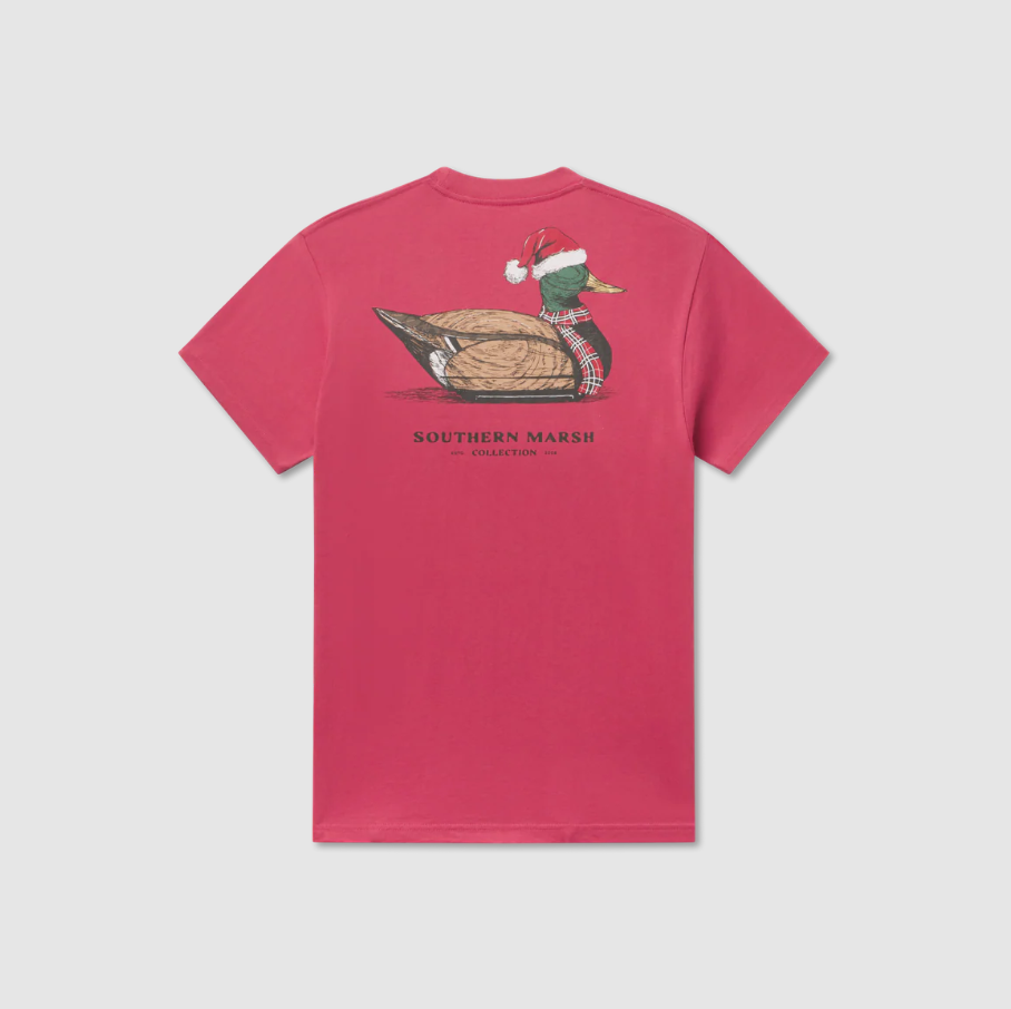 Youth Vintage Duck Decoy - Southern Santa - Rhubarb