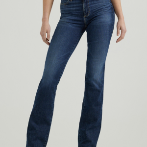 Wrangler Women's Dark Wash Lacey Bespoke Boot Jeans
