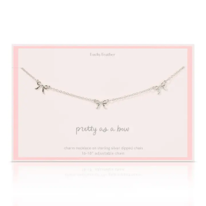 Beautiful Bows - 3 Bow Necklace - Silver