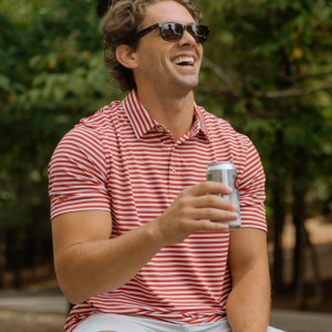 Sarasota Stripe Polo - Tide