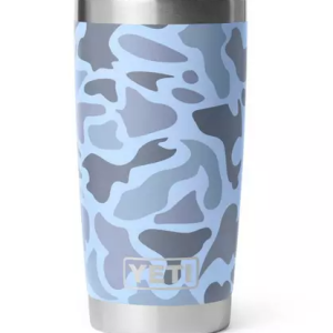 Rambler® 20 oz Tumbler - Blue Camo