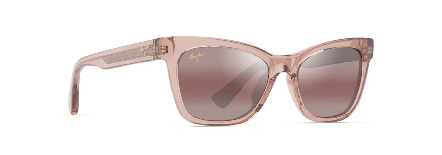 Hiwahiwa Shiny Transparent Antique Pink w/ Maui Rose® Lense