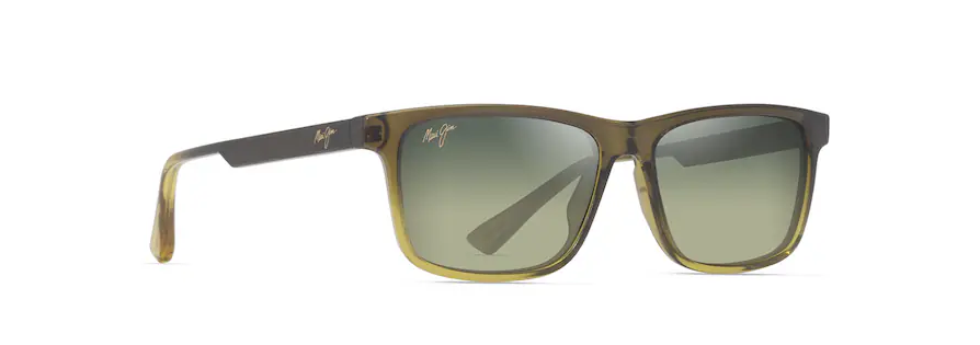 Okina Shiny Transparent Military Green to Yellow w/ Maui HT™ Lenses