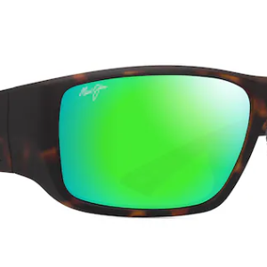 Keha Asian Fit Matte Dark Havana w/ MAUIGreen® Lenses