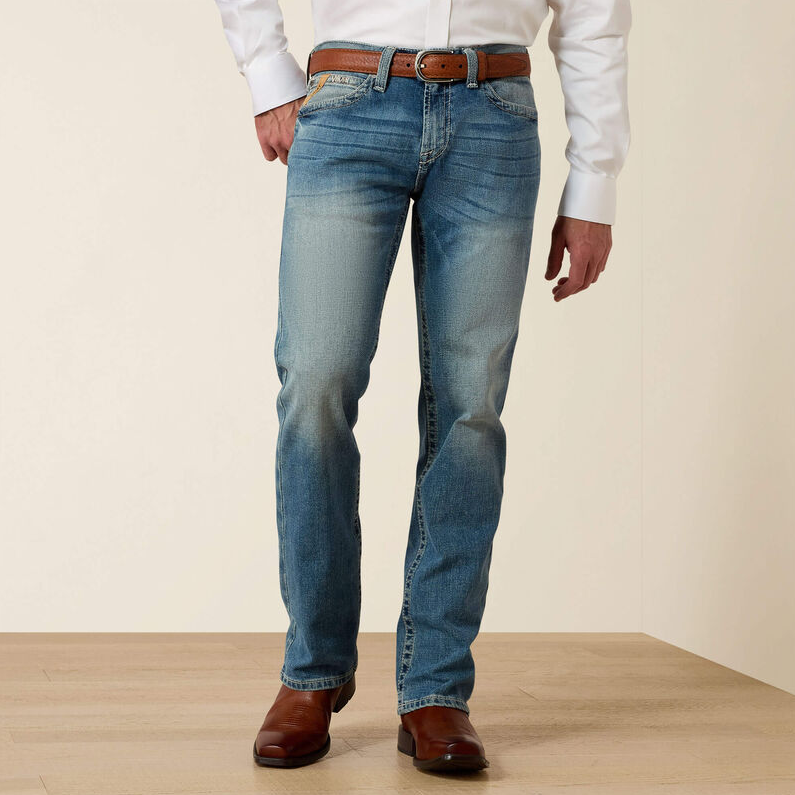 M7 Rocker Stretch Stirling Stackable Straight Leg Jean - Shasta