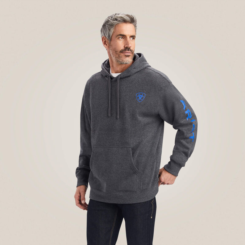 Ariat Logo Hoodie - Charcoal Heather