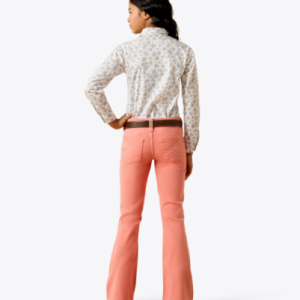 Girls' Ella Flare Jeans - Peach