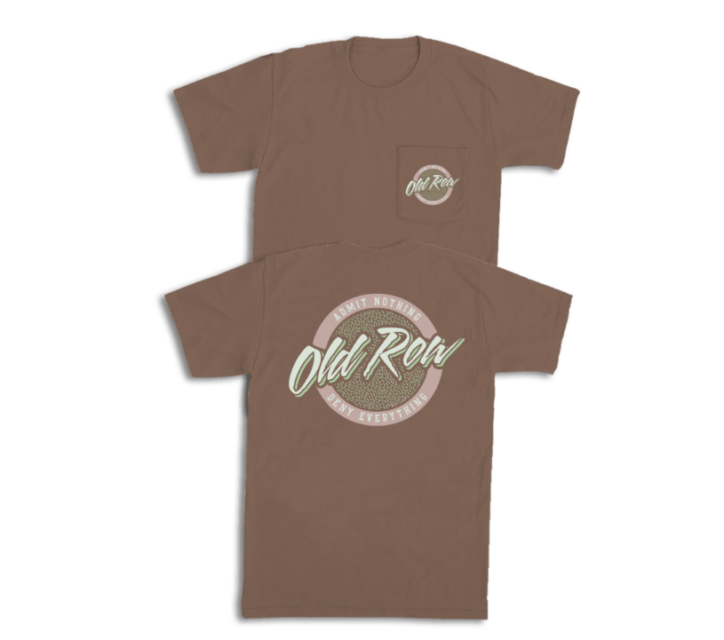 Circle Logo Pocket Tee - Espresso