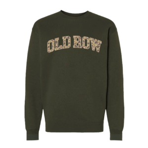 Old Row Camo Crewneck - Army Green