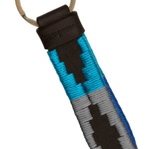 Charro Loop Keyring - Brown Leather - Blues