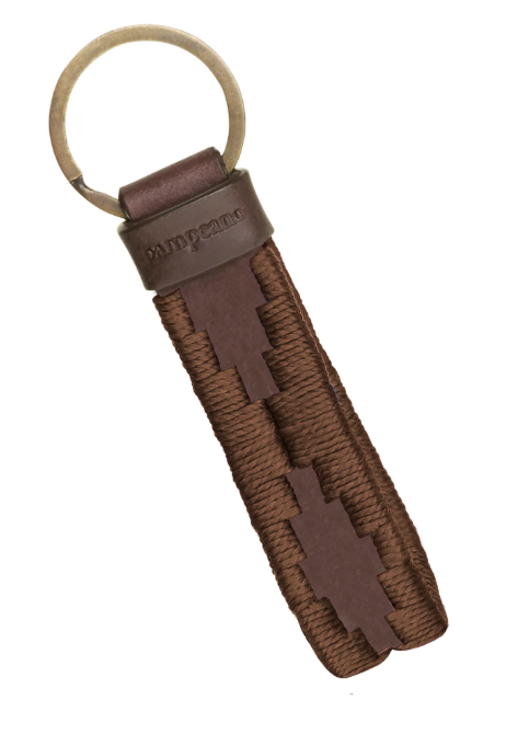 Charro Loop Keyring - Brown Leather - Brown
