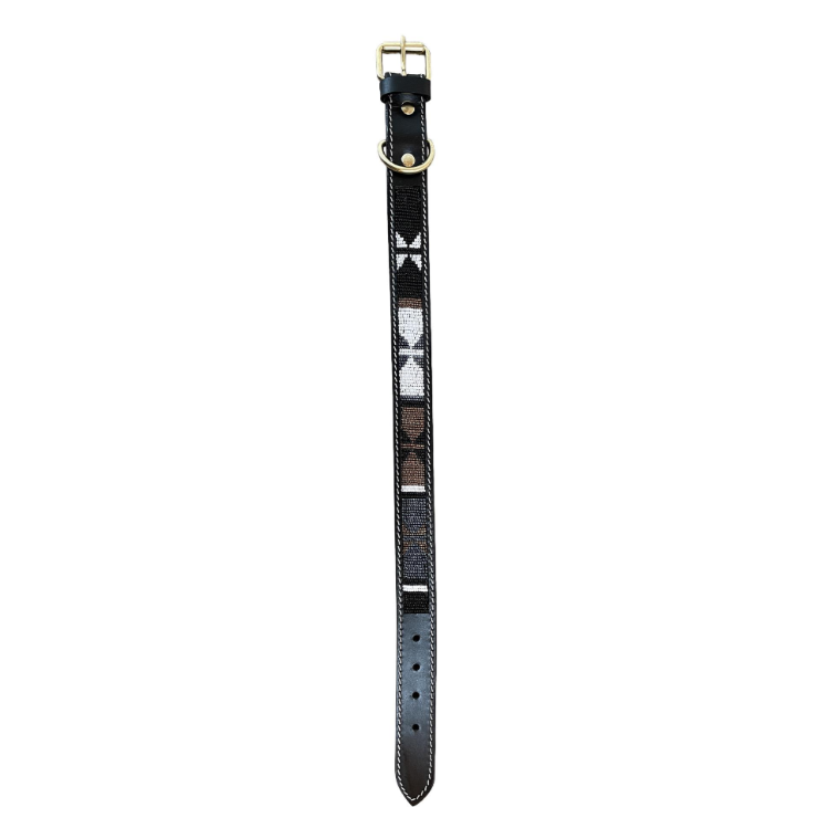 Buena Onda Dog Collar - Black & White