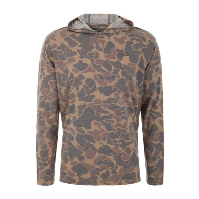 Drake Tri Blend Hoodie LS - Old School