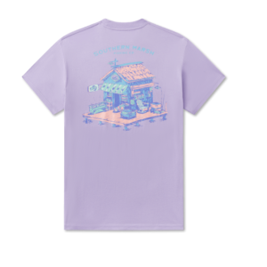 Bait Shop Tee - Wharf Purple