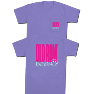 Old Row Chicks Pocket Tee - Violet