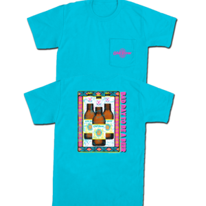 BDTBAB 90s Beer Pocket Tee - Lagoon