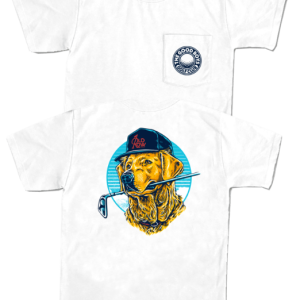 GBC Golf USA Pocket Tee - White
