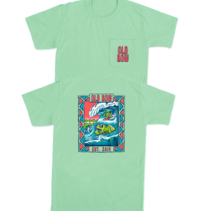 Old Row Surfin' Turtles Pocket Tee - Island Reef