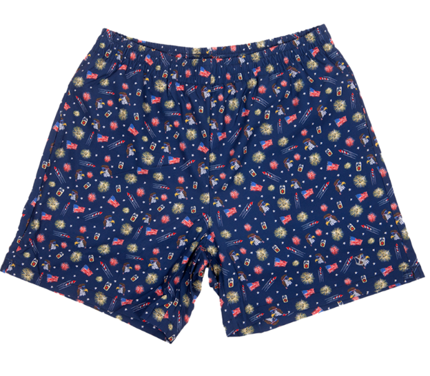 USA Eagle Swim Trunk - Navy