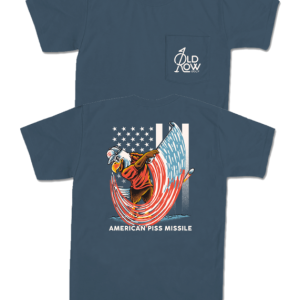American Piss Missle Pocket Tee - Navy