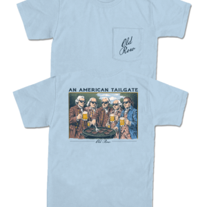 An American Tailgate Pocket Tee - Chambray