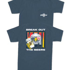 Break Out the Beers Pocket Tee - Denim