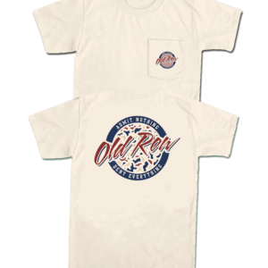 USA Camo Circle Logo Pocket Tee - Ivory