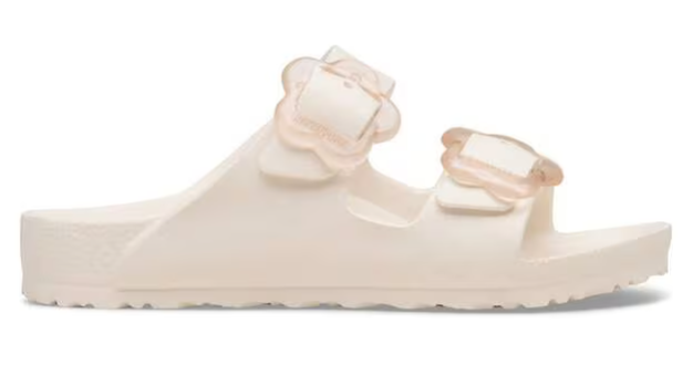 Girl's Arizona Flowers Kids - Flor Sandals - Eggshell