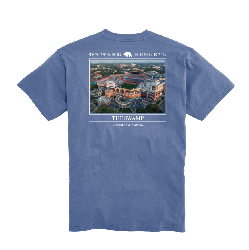 University of Florida The Swamp Tee - Washed Blue