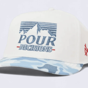 Pour Decisions Trucker Hat - Retro Shallow & White