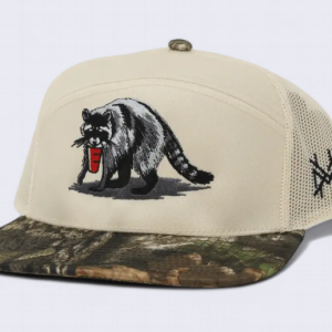 Trash Panda Trucker Hat - 7 Panel Breakup Country & Natural