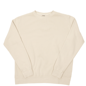 Old Row Raised Embroidery Pigment Dyed Crewneck