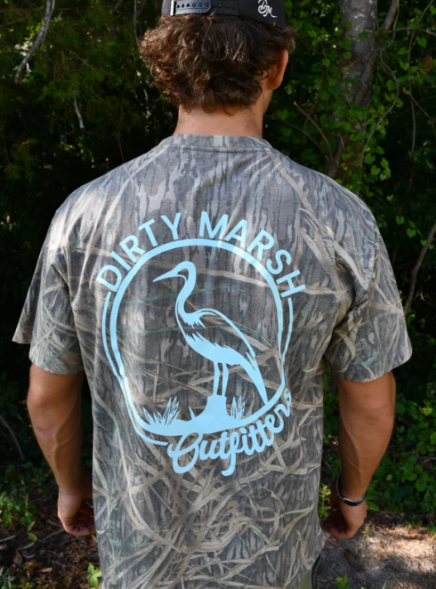 Mossy Oak Shadowgrass - Teal Circle Logo