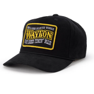 Seager x Waylon Jennings Good Hearted Woman Snapback - Black