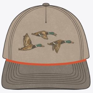 Uvalde County 7 Panel Trucker - Retro Camo - AUDUBON TAN