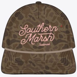 Odessa Washed Rope Hat - Retro Camo - STONE BROWN