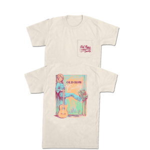 The Queen of Country Pocket Tee - Ivory