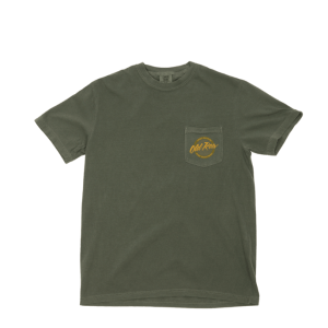 Circle Logo Pocket Tee - Moss