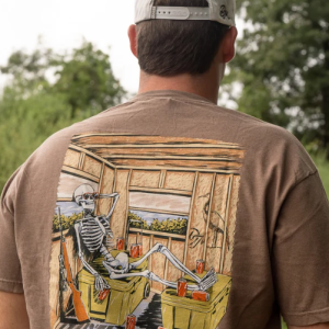 Skelly in Da Stand Tee - Espresso