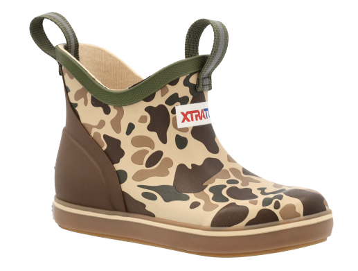 Kids Ankle Deck Boot - Retro Duck Camo