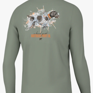 Splatter Series Dog LS Tee - Sea Spray