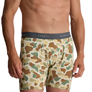 Men's Bamboo Motion Boxer Brief - Vintage Camo