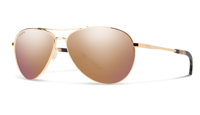 Langley 2 Rose Gold + ChromaPop™ Polarized Rose Gold Mirror