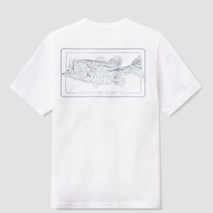 Youth Bassquatch Logo Tee- Bright White