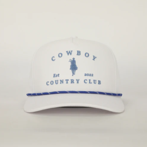 Horse Roped Hat White