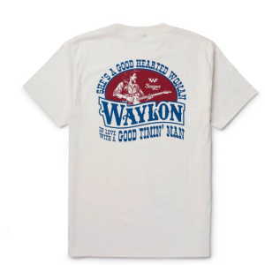 Seager x Waylon Jennings Good Hearted Woman Tee - Vintage White